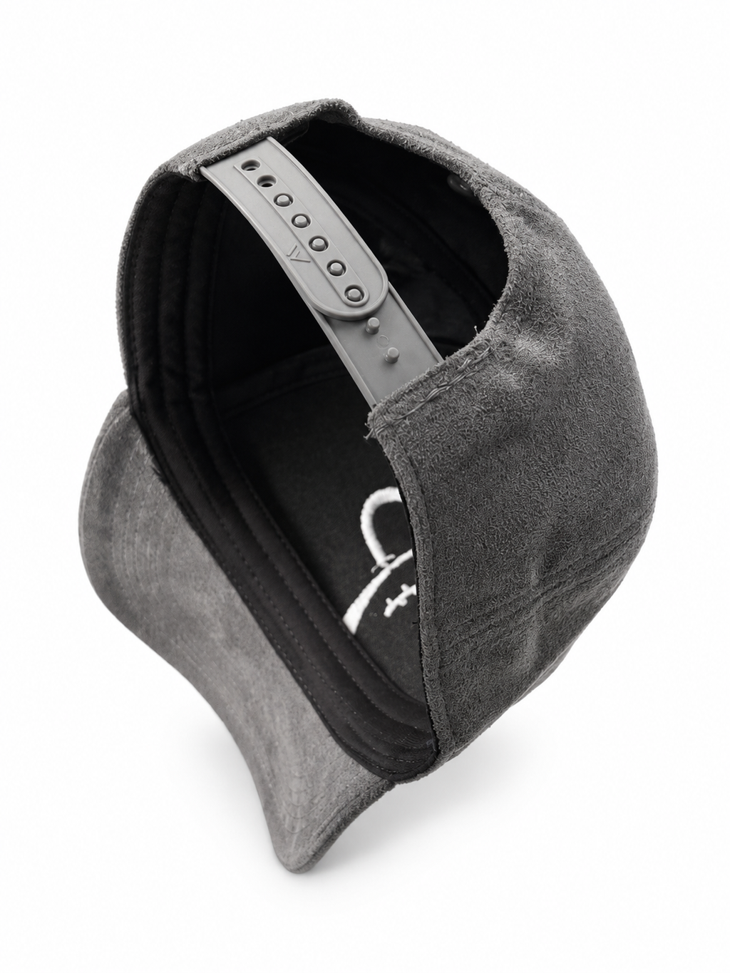 PHLOWERS Suede SnapBack Hat (grey)