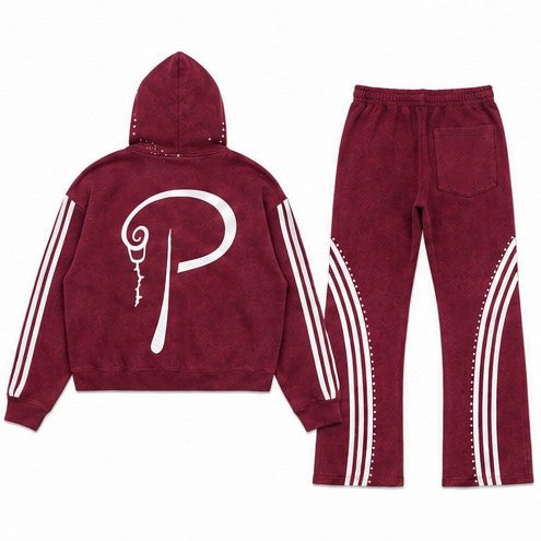 Give Me My PHLOWERS Sweatsuit (burgundy)